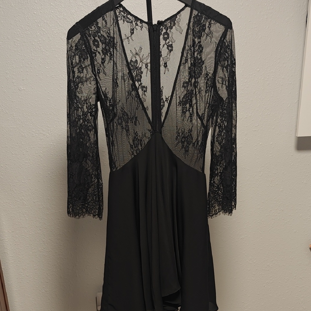 Bebe Black Lace Dress